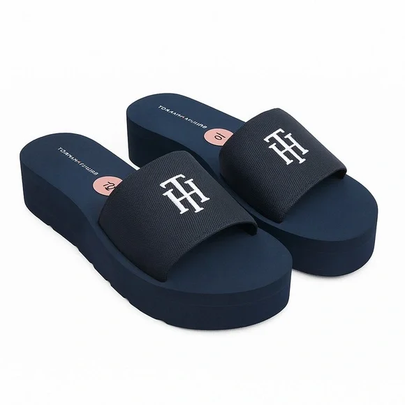 Tommy Hilfiger Shoes Tommy Hilfiger Blue Sandals With Platform